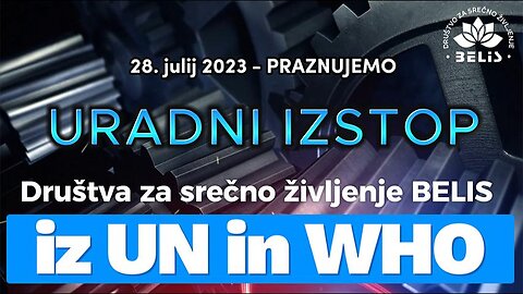 IZSTOP IZ WHO IN UNITED NATIONS DRUŠTEV - Društvo BELIS ni več član teh ortanizacij