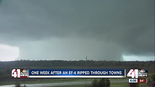 'A little bit better each day': Linwood residents continue cleanup one week after tornado