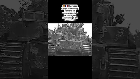 🐯🇫🇷 Um Tiger I Ausführung E em Rauray, 1944 #war #ww2 #guerra