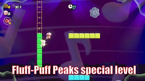 Fluff-Puff Peaks special level - Climb to the beat guide | Super Mario Bros. Wonder