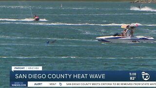 San Diegans coping with heat wave during pandemic