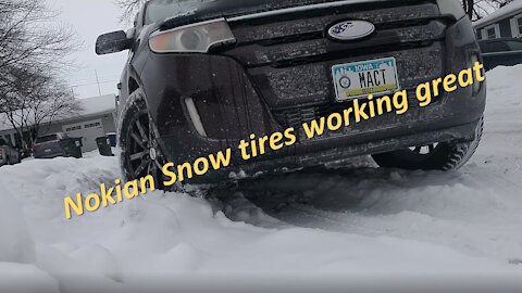 Nokian Snow tires performing well