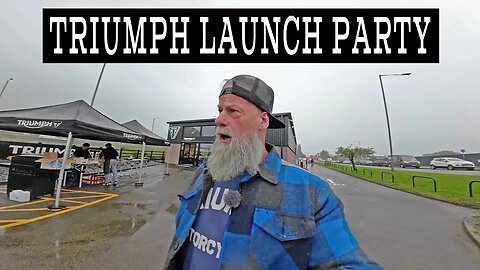 New Triumph Motorcycle Dealership Launch! Chester. Who did he meet there? The Ol Man gets confused!