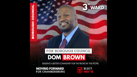 Dom Brown for Borough Council Ward 3