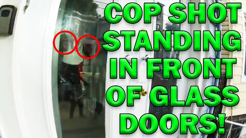 Cop Shot Standing In Front Of Glass Door On Video! LEO Round Table S07E37d