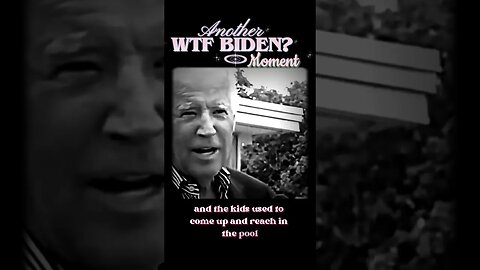 WTF BIDEN? Hairy Legs Moment