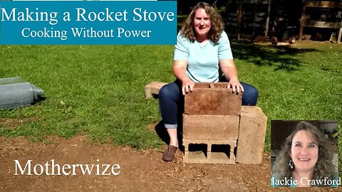 Making a Rocket Stove|Cooking Without Power #poweroutage #rocketstove #prepper #DIY #offgridcooking