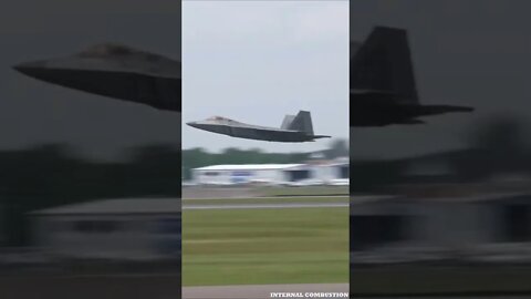 F-22 Raptor Takeoff in Ramstein Germany