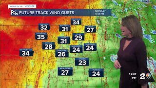 Warm and Windy through Tomorrow