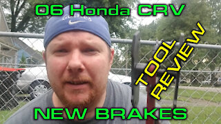 2006 CRV Replacing Brakes and Brake Caliper Tool Review - Tutorial - DIY