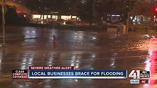 KC businesses brace for heavy rainfall, possible flooding