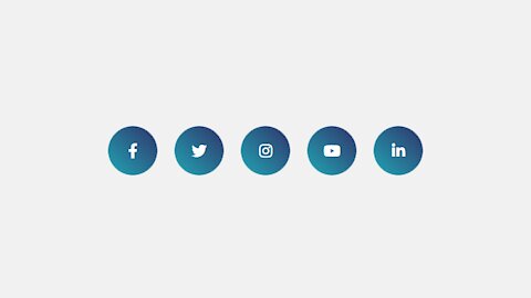 Social Media Buttons With Awesome Hover Effects №1