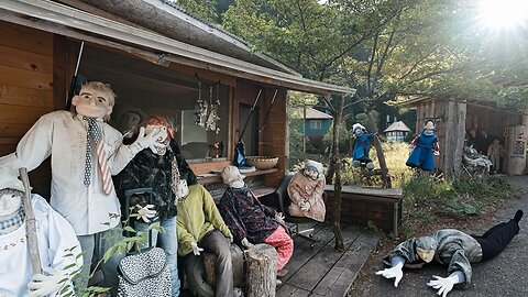 ABANDONED SCARECROW VILLAGE | JAPAN'S STRANGEST GHOST TOWN (Everyone Disappeared)
