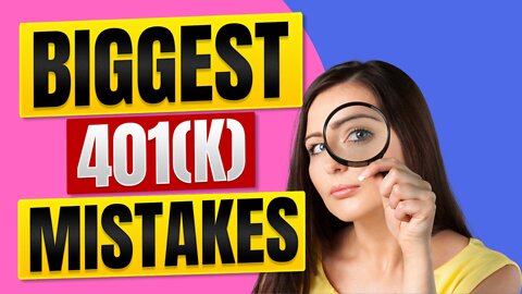 Top 401k Mistakes to Avoid at ALL Costs -- Warning to 401k Investors!