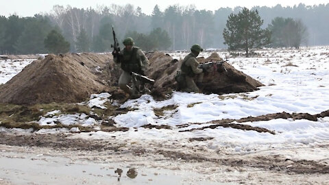 Stallions Bravo Company Conduct Culminating Exercise with Lithuanian Soldiers