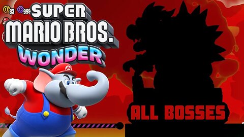 Super Mario Bros. Wonder - ALL BOSSES [No Damage] + Ending