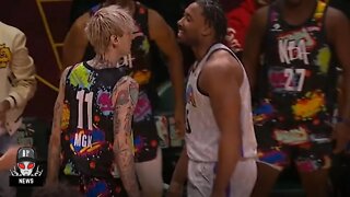 MGK Roasted For Awkward NBA All Star Game Appearance