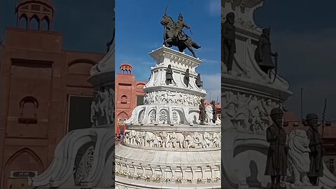 Statue Of Maharana Ranjit Singh At Amritsar #touristdestination #amritsar #travelyatra #shorts