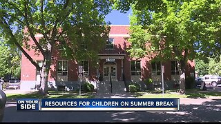 Resources offered to kids on Summer break