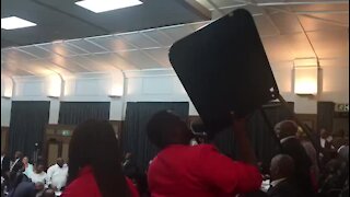 UPDATE 2 - Eight hours of disruption and screaming at Nelson Mandela Bay council meeting (Btn)