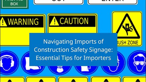 Unlocking the Import Process: Construction Safety Signage and Equipment
