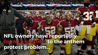 NFL Reportedly Has Its National Anthem Solution And Trump Responds