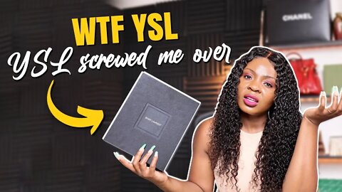 FAIL! YSL BAG UNBOXING GONE WRONG | LUXURY UNBOXING | CAN’T BELIEVE THIS SH!T | YSL ENVELOPE