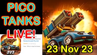 Pico Tanks LIVE! Top 10 Global for wins! Playing with viewers! Game Gameplay Multiplayer Mayhem #2