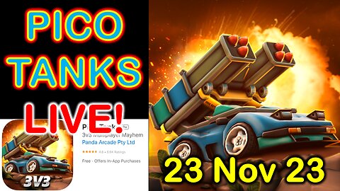 Pico Tanks LIVE! Top 10 Global for wins! Playing with viewers! Game Gameplay Multiplayer Mayhem #2
