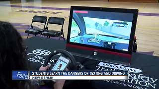 Students gather to discuss distracted driving