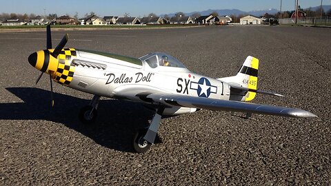 E-Flite P-51 Mustang / Force RC P-51 Mustang BNF Basic WWII Warbird RC Plane