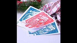 Linocut Christmas Card [GMG Originals]