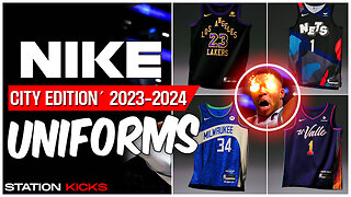 NIKE UNVEILS 2023 - 2024 'CITY EDITION´ UNIFORMS 🔥 FOR ALL 30 NBA TEAMS! (STATION KICKS) . #nba