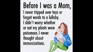 Before I was a Mom...