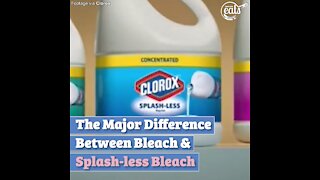 The Major Difference Between Bleach & Splash-less Bleach