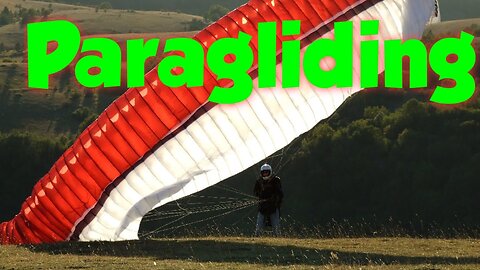 Paragliding Adventures: Aerial Drone Stock Footage Compilation