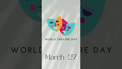 27 March World Theatre Day Status Videos #trending #shorts #hindu #youtubeshorts