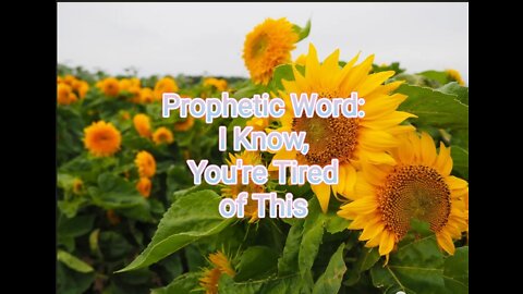 Prophetic Word - Don't Give Up Now
