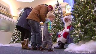 Kids with Autism Spectrum Disorder meet Santa in a sensory friendly environment