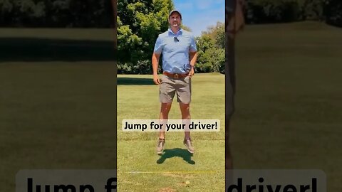 Jump for Better Golf Swings With Driver!