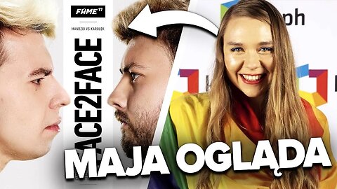 maja staśko ogląda face to face karolek mandzio