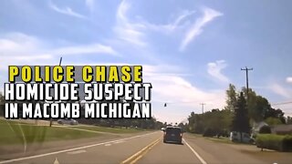 Homicide Suspect Leads Police On High Speed Chase
