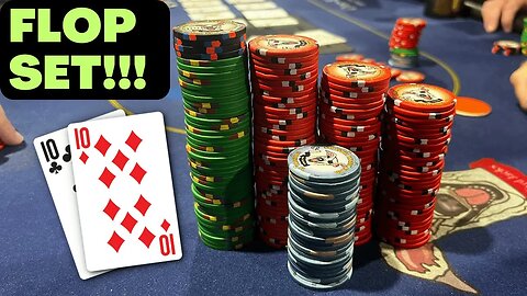 I FLOP A SET ON A DANGEROUS BOARD!!! - Kyle Fischl Poker Vlog Ep 167