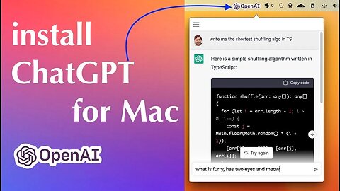 How to install ChatGPT for Mac | install ChatGPT Apple Mobile