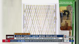 child safety gates being recalled