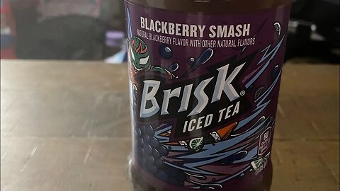 Brisk blackberry smash iced tea review.