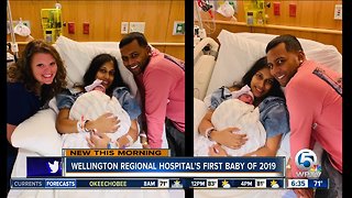 Wellington Regional Medical Center welcomes their first baby of 2019!