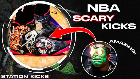 NBA Scary Kicks (IS UNREAL😲) STATION KICKS - HALLOWEEN SPECIAL! #halloween