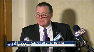 Tough talk after Milwaukee Police Chief Ed Flynn's retirement announcement