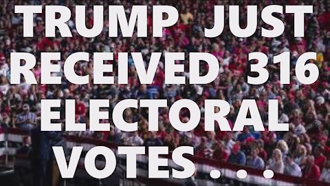12/14/20 TRUMP GOT 316 ELECTORAL VOTES TODAY! STILL LEADS CHINA JOE! BILL BARR RESIGNS 2020 ELECTION